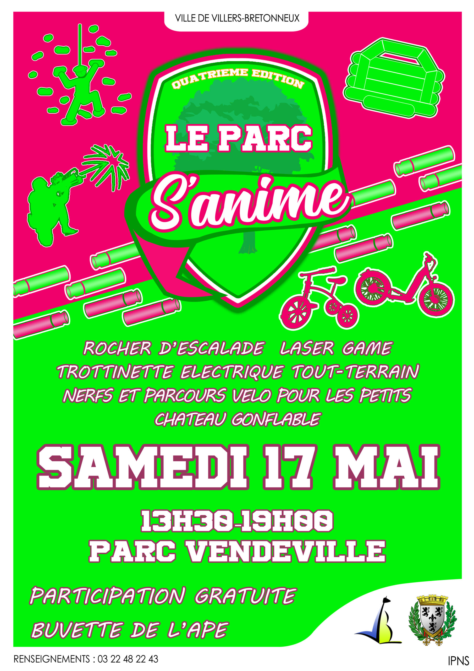 Lire la suite à propos de l’article Le Parc s’anime … 4ème édition le 17 mai 2025Le Parc s’anime