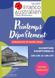 Lire la suite à propos de l’article 🌸 Le Printemps du Département au Musée Franco-Australien