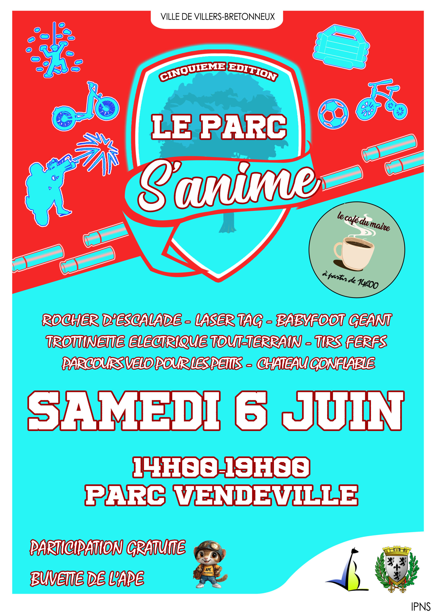 You are currently viewing Le Parc S&rsquo;anime et Café du Maire