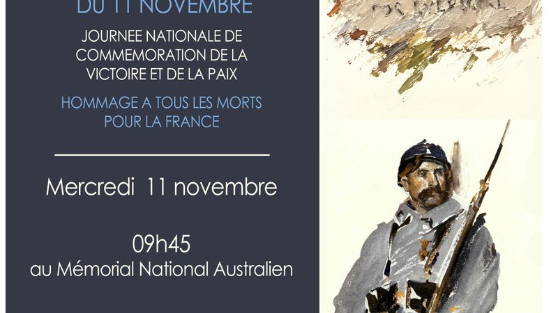 Commémoration du 11 novembre, conférence et cérémonies